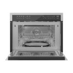 KoolMore 24 Inch Built-in Convection Oven and Microwave Combination with Broil, Soft Close Door, 1000 Watt Power, Stainless Steel Finish, Touch Control LCD Display (KM-CWO24-SS)