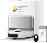 Mova P50 Pro Ultra 扫拖一体机器人，19,000Pa 超强吸力，配备防缠绕滚刷，可拆卸可升降拖把，适用于地毯和地板，拖把和搓衣板温度高达 167℉，具备自干自洁功能，自动清空和补充尘盒。